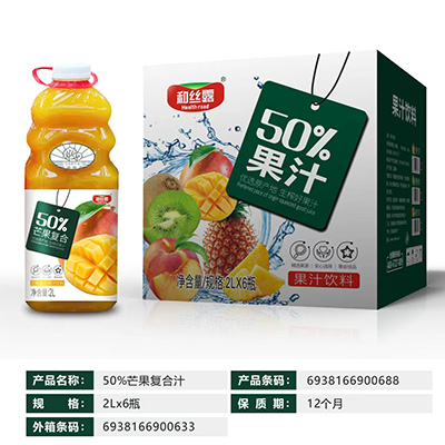 天津50%芒果复合果汁
